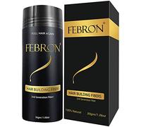 FEBRON Hair Building Fibers 30gmFebron - Corrector de pérdida de cabello para adelgazar el cabello, 30 g (1.06 oz), Plateado/Blanco, 1 uds. por paquete, 0.0353[set de ]
