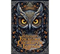 February Folklore Creatures and Legends Coloring Book: Mythical Beasts, Protective Spirits, and Intricate Fantasy Line Art for Relaxing Adult Coloring