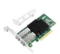 FebSmart Interfaz PCIE X8 a 2 adaptadores Ethernet convergentes SFP+ de 10GbE SFP+, controlador Ethernet Intel de doble puerto 10GbE X710-BM2, tarjeta NIC PCIE de 2 puertos 10GbE, 2 adaptadores LAN