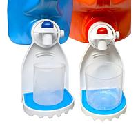 Febwind - Soporte para tazas de detergente líquido para lavandería, soporte para tazas de goteo, suavizante de tela, recogedor de goteo, soporte para jabón, bandeja para tazas, organizador de estación