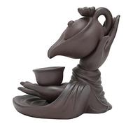 FECAMOS Soporte de Incienso de Reflujo, Cono de Reflujo de Quemador de Incienso de Cascada para Sauna para el Dormitorio del Hogar