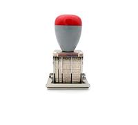 Fecha de goma de 5 mm con placa + goma grabada.