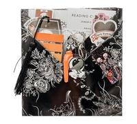 Fecha gótica con un libro, paquete de libro de misterio para lectores de romance oscuro y horror, incluye calcetines acogedores, juego de regalo perfecto para amantes del libro (C#)