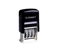 Fechador Q-Connect Entintaje Automatico 4 Mm Color Negro
