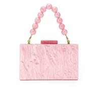 Fecialy Mujeres Acrílico Embrague Bolso Cuentas Tarde Bolso Mármol Embrague Formal Fiesta Boda Nupcial Crossbody Bolsa