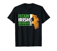 Feckin' Irish Redhead Regalo del Día de San Patricio Camiseta