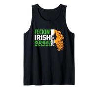 Feckin' Irish Redhead Regalo del Día de San Patricio Camiseta sin Mangas