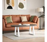Fecpoo Juego de 2 patas de mesa de café en forma de V de acero con recubrimiento en polvo blanco, 38 x 42 a 43,3 cm, incluye tornillos M5 x 18 mm, resistentes y modernos, para muebles de salón