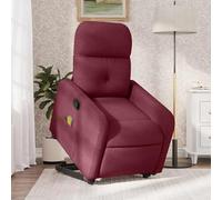 Fecpoo Sillón de masaje con ayuda para levantarse de tela, 66 x 89 x 96 cm, 6 puntos de vibración, para personas mayores y adultos