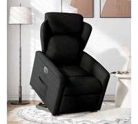 Fecpoo Sillón de relax con función reclinable de tela, color negro, 78 x 95 x 100 cm, para personas mayores y adultos