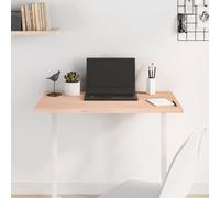 Fecpoo Tablero de madera de roble 80 x 40 x 2 cm sin tratar, macizo, con un borde natural, mesa individual para autoconstrucción y renovación de muebles