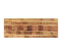 Fecpoo Tablero de mesa 160 x 50 x 3,8 cm, madera maciza de mango rústico, rectangular, para autoconstrucción y restauración de muebles