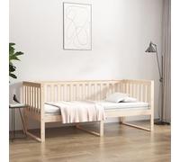 Fecpoo WGYHOME - Cama de día 90 x 190 cm de pino macizo, multifuncional, sofá y cama, diseño minimalista para habitación de invitados y sala de estar