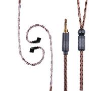 FEDAI Cable de repuesto para auriculares, cable de auriculares mejorado chapado en plata de 16 núcleos, cable de cobre mejorado para auriculares con pin C para KZ ZSN, ZS10 PRO, ZSN PRO, CCA CA4 C10PRO C12 TRN VX ST2 ST1 (C-PIN 3,5 mm)