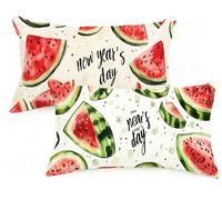 Federa Cuscino 30x50 cm Set di 2 Cuscino Estate Velluto Copricuscini Rettangolari Federe Cuscini Divano 30 x 50 Frutta Stampa a Doppio Lato per Camera da Letto Soggiorno Decorazioni Autunnali EM-1379