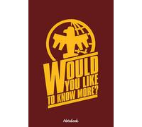 Federal Network Would You Like To Know More Notebook: 120 Pages 6x9 Ruled Notebook, Journal, Daily Diary, Organizer, Planner