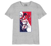 Fédération française de cyclisme BOFFCYCTS006 T-Shirt, Grey Melange, 12 años de Edad para niño, Gris, 12 años