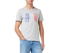 Fédération française de cyclisme MEFFCYCTS013 T-Shirt, Grey Mel, XL Hombre, Gris Mel., XL