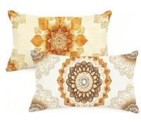 Federe Cuscino Letto 60x80 cm Set di 2 Cuscini Autunno Federe Cuscini Divano 60 x 80 Europa settentrionale Copricuscini in Velluto con Cerniera Invisibile Copricuscino,Divano Giardino Decor EM-1130