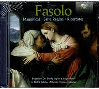 Fasolo: magnificat, salve regina, ricercates [CD de audio] Federico del sordo, in dulci jubilo, alberto turco