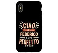 Federico Idea Regalo Personalizzata Nome Divertente Carcasa para iPhone X/XS
