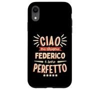 Federico Idea Regalo Personalizzata Nome Divertente Carcasa para iPhone XR