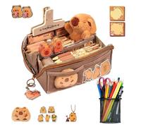Federmäppchen - 20 x 8 x 8 Capybara Federmäppchen,Großes Fassungsvermögen Schreibwaren Organizer für Schüler Studenten Kindergarten Geburtstag Weihnachten Reise - Schulzubehör Für Rucksack Weihnachten