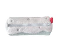 Federmäppchen Etui Plüsch Kuchen Design - 19,5 x 7 x 6 cm Schreibwaren Organizer, weiches Samt Stiftmäppchen große Kapazität | kreativ niedlich praktisch geeignet für Haftnotizen Radiergummi Lineal Ki