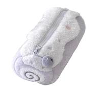 Federmäppchen Etui Plüsch Kuchen Design - 19,5 x 7 x 6 cm Schreibwaren Organizer, weiches Samt Stiftmäppchen große Kapazität | kreativ niedlich praktisch geeignet für Haftnotizen Radiergummi Lineal Ki