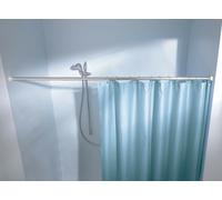 Federstange / Barra para Cortina de Baño Cromo Color 75-125cm. Aluminio