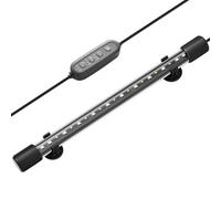 FEDOUR 38CM Luces LED para Acuario Sumergibles, Iluminación para Acuario 24/7 Ciclo con LEDs RGBW de Espectro Completo, Luz para Pecera Impermeable IP68 con Atenuación, Temporización y Ajuste de Color