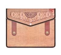 FEDUS Carpeta portadocumentos, estilista impresa, bolsa de almacenamiento con botón de presión, plástico transparente, archivo para documentos, certificado, archivador de documentos (1 unidad)