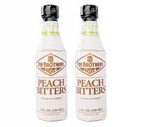 Fee Brothers Cóctel amargo de durazno - 5 oz - paquete de 2