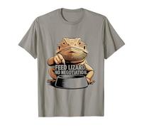 Feed Lagarto Sin Negociación Divertido Reptil Camiseta