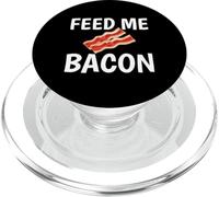 Feed Me Bacon Funny para los Amantes del Tocino PopSockets PopGrip para MagSafe