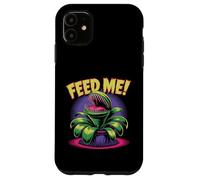 Feed Me Carnívora Planta Humor Ilustración Carcasa para iPhone 11