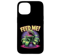 Feed Me Carnívora Planta Humor Ilustración Carcasa para iPhone 15