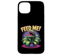 Feed Me Carnívora Planta Humor Ilustración Carcasa para iPhone 15 Plus