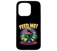 Feed Me Carnívora Planta Humor Ilustración Carcasa para iPhone 15 Pro