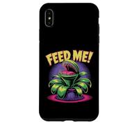 Feed Me Carnívora Planta Humor Ilustración Carcasa para iPhone XS Max