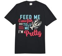 Feed Me Crawfish and Mardi Gras Crawfish Festival de Mariscos Comfort Colors Adult Heavyweight T-Shirt