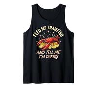 Feed Me Crawfish and Tell Me I'm Pretty Mariscos Camiseta sin Mangas