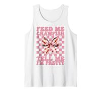 Feed Me Crawfish Dime Soy Bastante Cangrejo De Río Chica Mamá Camiseta sin Mangas