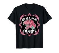 Feed Me & Dime Soy Pretty Dinosaur Fun Camiseta