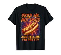 Feed Me Hot Dogs and Dime I'm Pretty Bootleg Style Camiseta