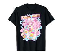 Feed Me Kawaii Anime Girl Harajuku Pastel Y2K Camiseta