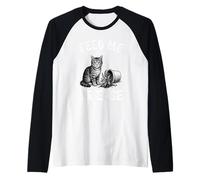 Feed Me Or Else Planta para gatos Plantas para gatitos Amante de los gatos Camiseta Manga Raglan