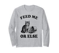 Feed Me Or Else Planta para gatos Plantas para gatitos Amante de los gatos Manga Larga