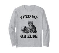 Feed Me Or Else Planta para gatos Plantas para gatitos Amante de los gatos Manga Larga