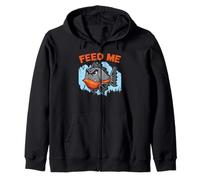 Feed Me Piranha Coleccionista Acuarista Pescadería Amante de los Peces Sudadera con Capucha